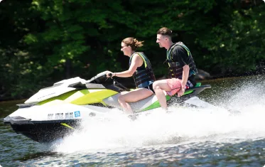 jet ski ridin